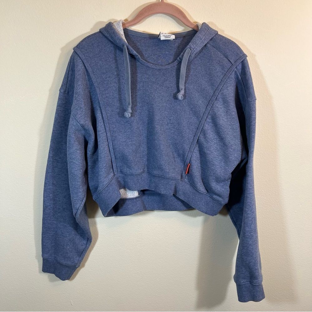 Nike Women’s Blue Cropped Hoodie XS